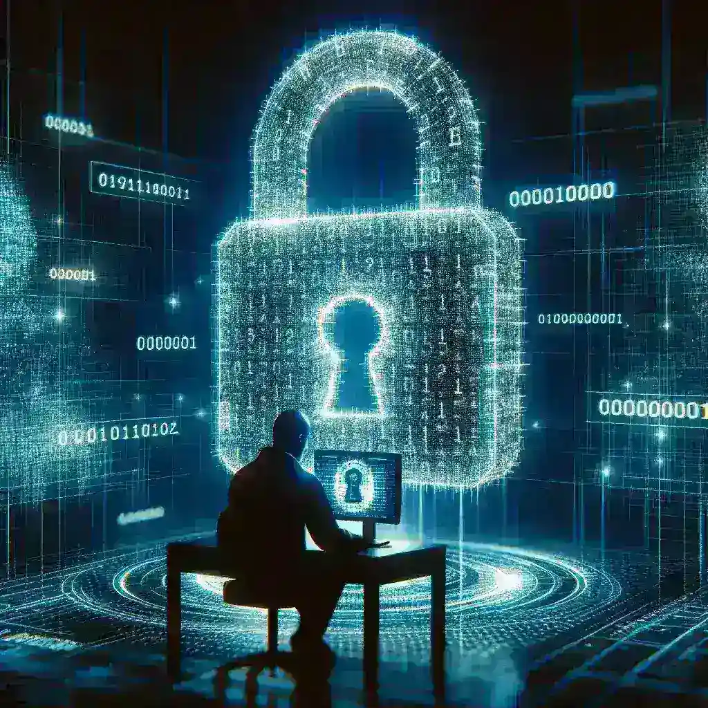 "Ejemplo de una contraseña segura con una combinación de letras, números y símbolos, ilustrando cómo crear contraseñas fuertes para proteger la información digital en 2024."