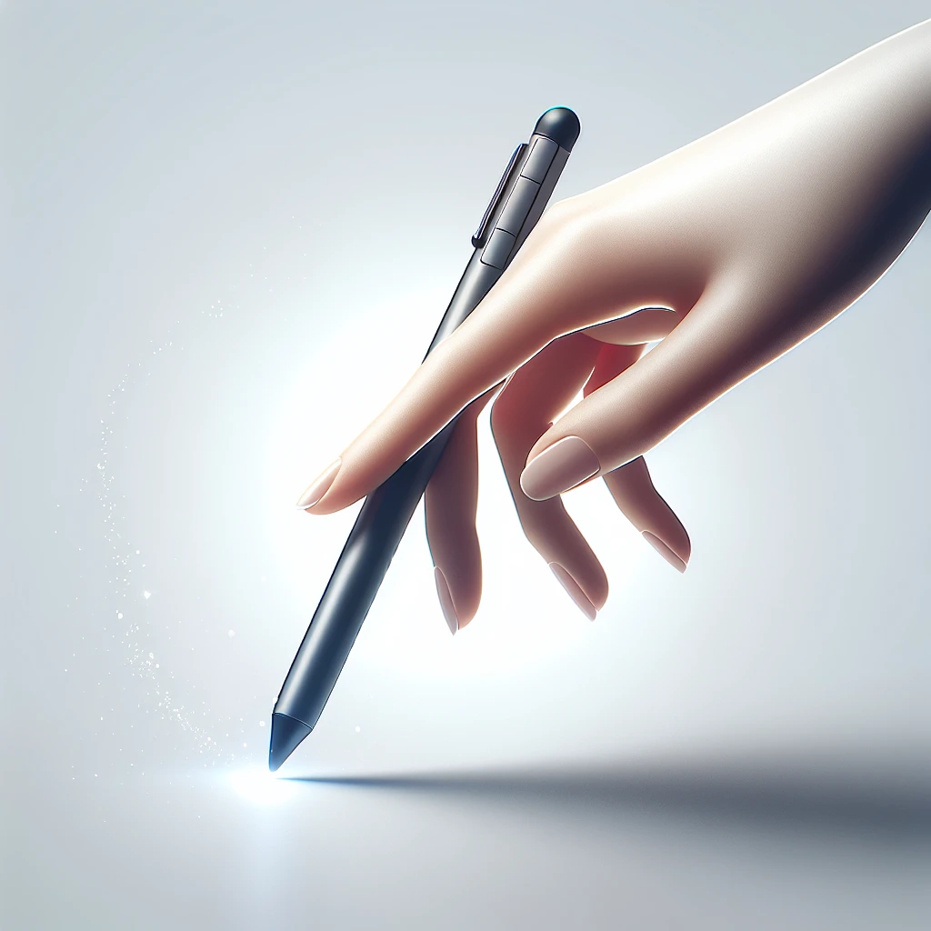 "Close-up of the Apple Pencil 3 showcasing advanced gesture functionality for enhanced creativity and productivity in digital art and note-taking."