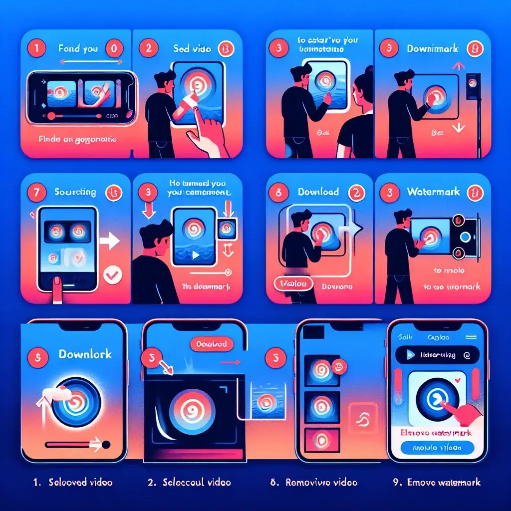 "Persona usando un descargador de videos de TikTok en su laptop para guardar contenido sin marca de agua, ilustrando los pasos de la guía definitiva para descargar videos de TikTok."