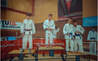 Ocho medallas para Judo Fontenebro en el Campeonato Técnica de Oro de Rivas